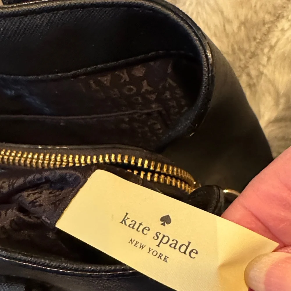 kate spade Black Satchel with Shoulder Strap